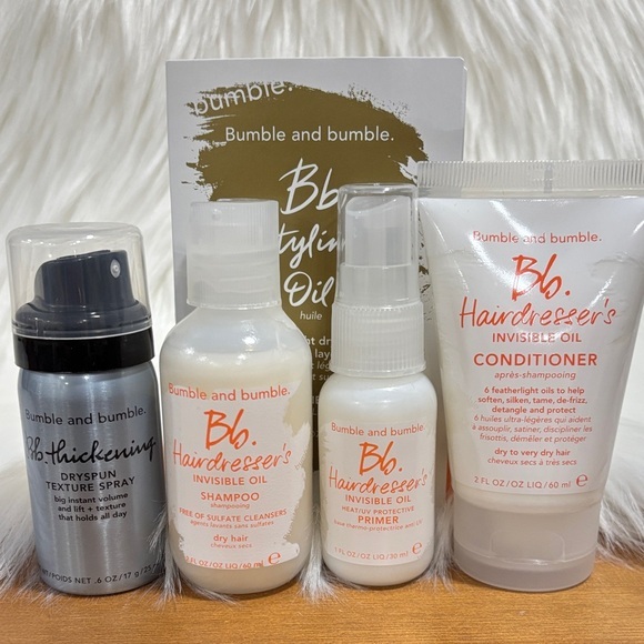 Bumble and bumble Other - NEW Bumble and bumble Hairdresser's Invisible Oil travel trial set
